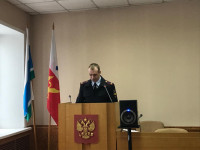 начальник МО МВД России «Ирбитский» Артем Валерьевич Талькин выступил на заседании Думы