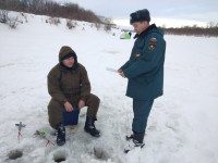 Рейд на реках Ница и Ирбит в рамках акции «Безопасный лед»