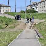 Сегодня на стадионе поселка Пионерский прошло очередное совещание по строительству спортивного парка отдыха