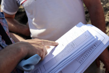 Строительство стадиона в деревне Бердюгина