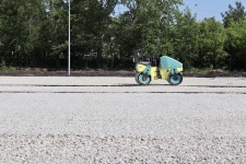 Строительство стадиона в деревне Бердюгина