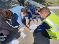 Акция "#ПДДнаАсфальте" в Ирбите