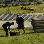 В поселке Зайково продолжаются работы по строительству "Парка Победы"