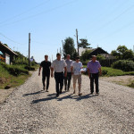 Ремонт дороги в селе Чубаровском