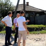 Ремонт дороги в селе Чубаровском