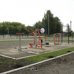 Строительство стадиона в деревне Бердюгина