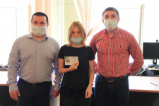 Вручение удостоверений и знаков отличия ГТО сотрудникам налоговой службы