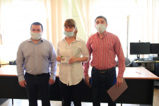 Вручение удостоверений и знаков отличия ГТО сотрудникам налоговой службы