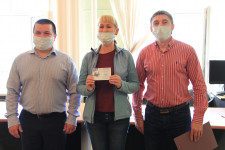 Вручение удостоверений и знаков отличия ГТО сотрудникам налоговой службы