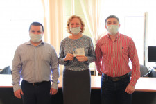 Вручение удостоверений и знаков отличия ГТО сотрудникам налоговой службы