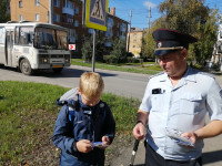 Госавтоинспекция Ирбита напоминает школьникам о правилах дорожной безопасности