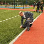 Открытие стадиона в деревне Бердюгина