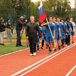 Открытие стадиона в деревне Бердюгина