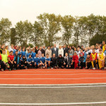 Открытие стадиона в деревне Бердюгина