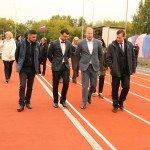 Открытие стадиона в деревне Бердюгина