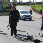 Осенний субботник в спортивном парке отдыха поселка Пионерский