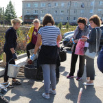 Осенний субботник в спортивном парке отдыха поселка Пионерский