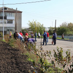 Осенний субботник в спортивном парке отдыха поселка Пионерский