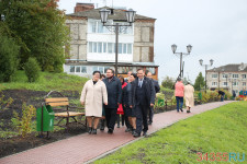 Торжественная церемония открытия спортивного парка отдыха