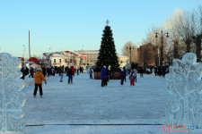 Открытие катка на бульваре Победы