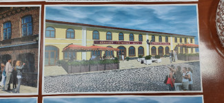 Проекты двух пешеходно-прогулочных зон в районе площади им. Ленина