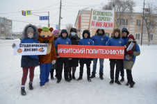 «Студенческий десант» Ирбита за безопасность дорожного движения