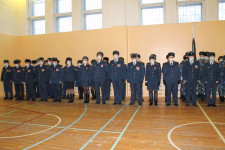 В СИЗО-2 (г. Ирбит) состоялось торжественное построение в честь празднования Дня защитника Отечества