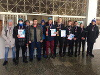 лыжная эстафета среди девушек и юношей в рамках Спартакиады учебных заведений Ирбита