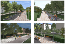 В Ирбите до конца лета благоустроят аллею по улице Свердлова