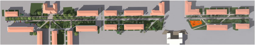 В Ирбите до конца лета благоустроят аллею по улице Свердлова