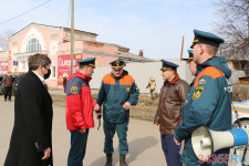 Командно-штабного учения в г.Ирбите по ликвидации чрезвычайной ситуации, связанной с весенним паводком, 14.04.2021 г.