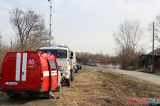 Командно-штабного учения в г.Ирбите по ликвидации чрезвычайной ситуации, связанной с весенним паводком, 14.04.2021 г.