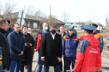 Командно-штабного учения в г.Ирбите по ликвидации чрезвычайной ситуации, связанной с весенним паводком, 14.04.2021 г.