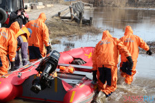 Командно-штабного учения в г.Ирбите по ликвидации чрезвычайной ситуации, связанной с весенним паводком, 14.04.2021 г.