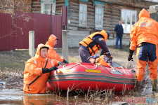 Командно-штабного учения в г.Ирбите по ликвидации чрезвычайной ситуации, связанной с весенним паводком, 14.04.2021 г.
