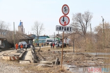 Командно-штабного учения в г.Ирбите по ликвидации чрезвычайной ситуации, связанной с весенним паводком, 14.04.2021 г.