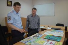 В полиции Ирбита подвели итоги конкурса детского рисунка