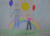 В полиции Ирбита подвели итоги конкурса детского рисунка