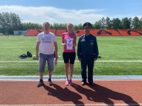 Соревнования по легкой атлетике среди спортсменов Артемовского пожарно-спасательного гарнизона