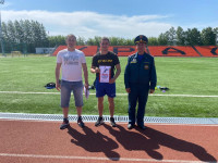 Соревнования по легкой атлетике среди спортсменов Артемовского пожарно-спасательного гарнизона