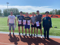 Соревнования по легкой атлетике среди спортсменов Артемовского пожарно-спасательного гарнизона