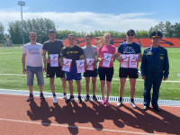 Соревнования по легкой атлетике среди спортсменов Артемовского пожарно-спасательного гарнизона