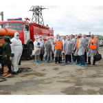 На Ирбитской птицефабрике прошли учения по ликвидации эпизоотии гриппа птиц