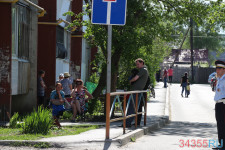 Выгорание остатков газа из подземного резервуара. 13.05.2021 г. Ирбит, ул. Советская, 59