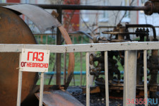 Выгорание остатков газа из подземного резервуара. 13.05.2021 г. Ирбит, ул. Советская, 59