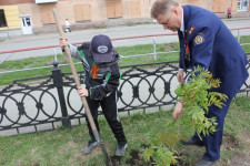 Аллея памяти от пожарных добровольцев