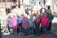 Ребята из детского сада №14 отметили День Победы в музее народного быта