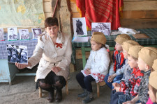 Ребята из детского сада №14 отметили День Победы в музее народного быта