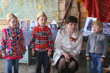 Ребята из детского сада №14 отметили День Победы в музее народного быта