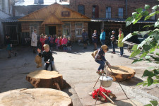 Ребята из детского сада №14 отметили День Победы в музее народного быта